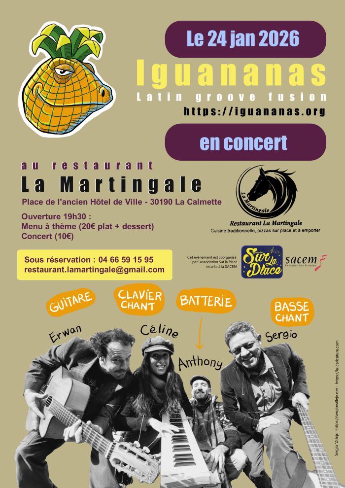 Groupe Iguananas Latin groove fusion