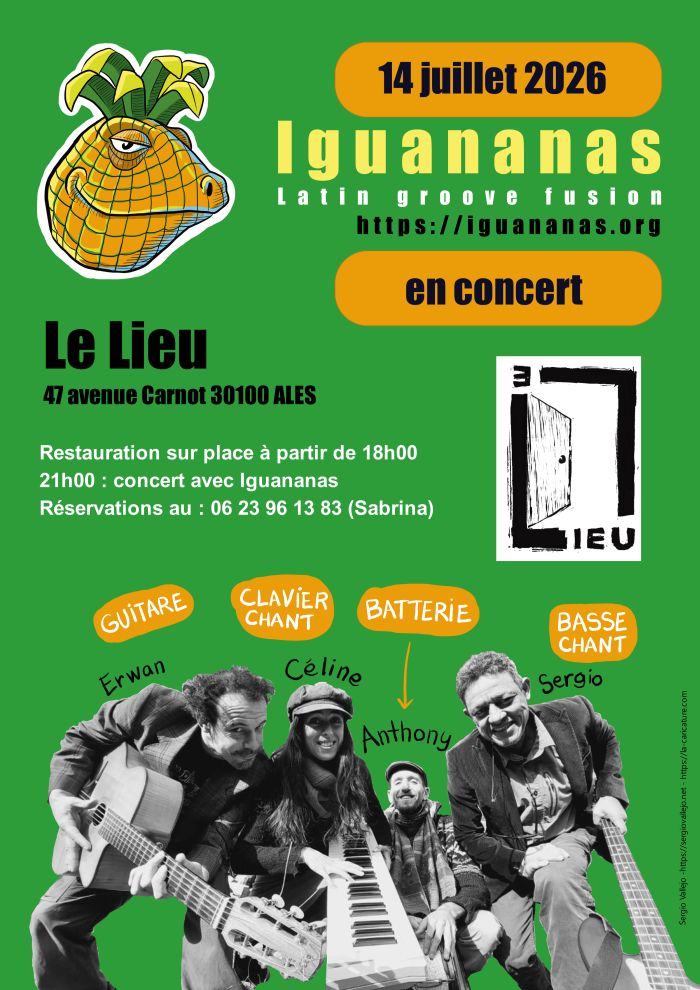 Groupe Iguananas Latin groove fusion