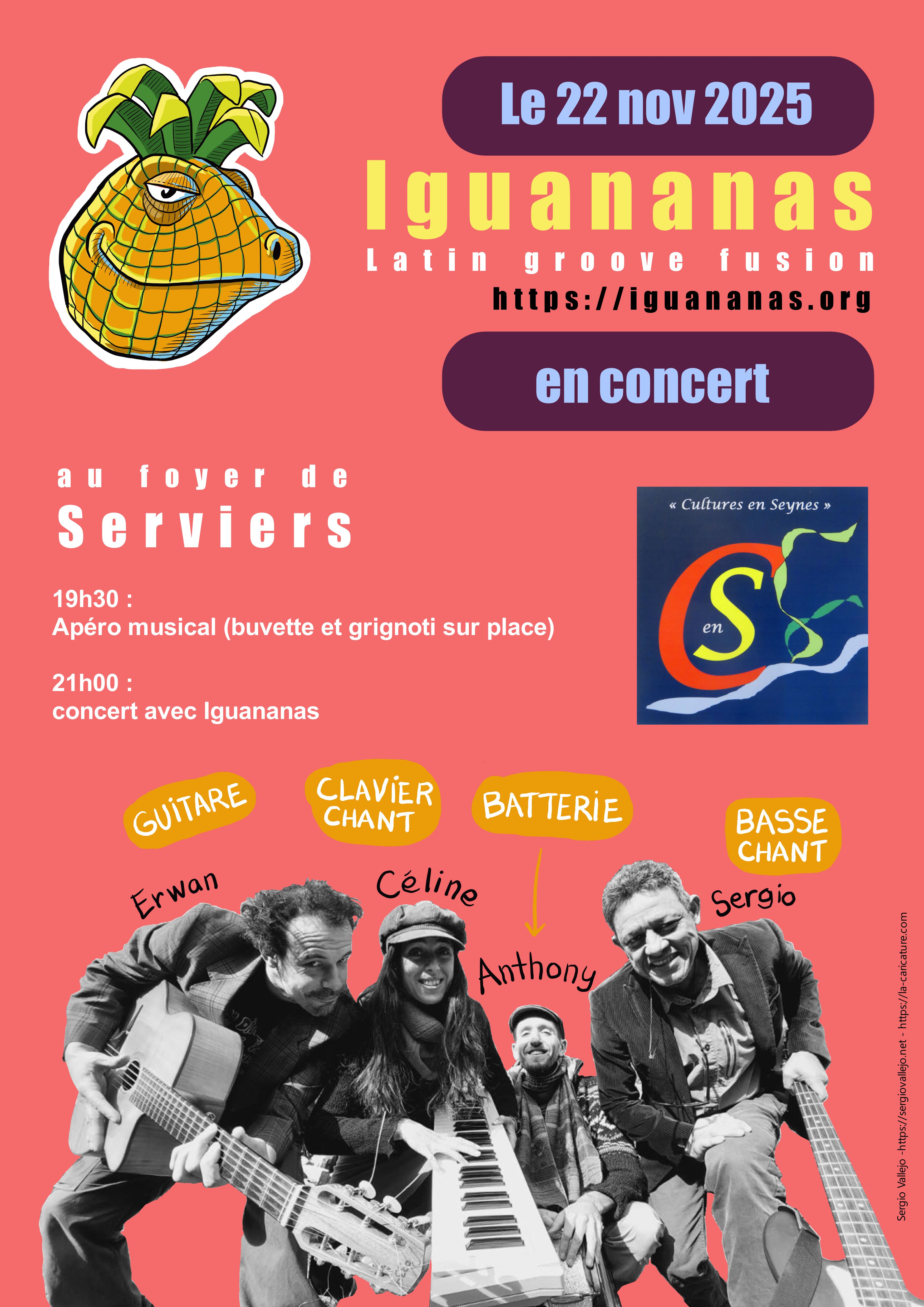 Groupe Iguananas Latin groove fusion